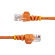 Picture of StarTech.com Cat5e Ethernet Patch Cable with Snagless RJ45 Connectors - 0.5 m, Orange