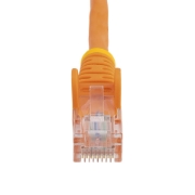 Picture of StarTech.com Cat5e Ethernet Patch Cable with Snagless RJ45 Connectors - 0.5 m, Orange