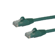 Picture of StarTech.com 10m CAT6 Ethernet Cable - Green CAT 6 Gigabit Ethernet Wire -650MHz 100W PoE RJ45 UTP Network/Patch Cord Snagless w/Strain Relief Fluke Tested/Wiring is UL Certified/TIA