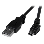 Picture of StarTech.com 2m Mini USB Cable - A to Down Angle Mini B