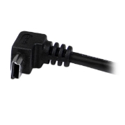 Picture of StarTech.com 2m Mini USB Cable - A to Down Angle Mini B