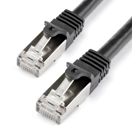 Picture of StarTech.com Cat6 Patch Cable - Shielded (SFTP) - 1 m, Black