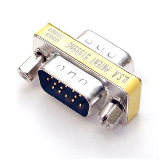 Picture of StarTech.com VGA HD15 Slimline Gender Changer - M/M
