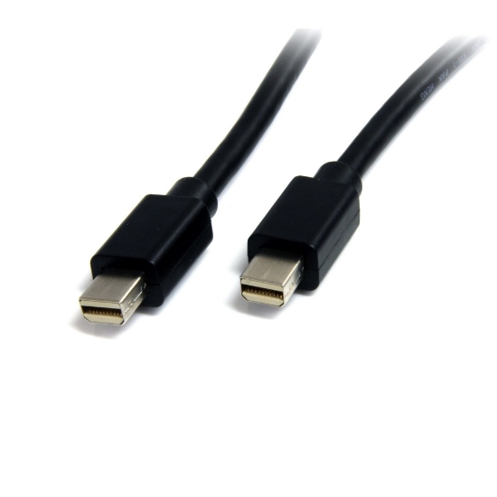 Picture of StarTech.com 2m (6.6ft) Mini DisplayPort Cable - 4K x 2K Ultra HD Video - Mini DisplayPort 1.2 Cable - Mini DP to Mini DP Cable for Monitor - mDP Cord works with Thunderbolt 2 Ports - M/M
