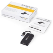 Picture of StarTech.com USB 3.0 to DisplayPort Adapter - DisplayLink Certified - 4K 30Hz