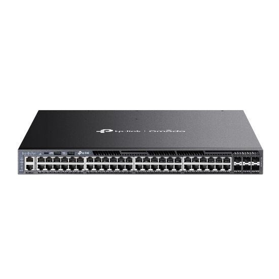 Picture of TP-Link Omada 48-Port Gigabit Stackable L3 Managed PoE+ Switch with 6 10G Slots
