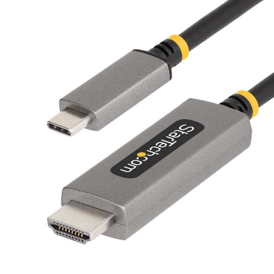 Picture of StarTech.com 10ft (3m) USB-C to HDMI Adapter Cable, 8K 60Hz, 4K 144Hz, HDR10, USB Type-C to HDMI 2.1 Video Converter Cable, USB-C DP Alt Mode/USB4/Thunderbolt 3/4 Compatible - USB-C Laptop to HDMI Monitor