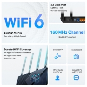 Picture of TP-Link Archer AX3000 Multi-Gigabit Wi-Fi 6 Router with 2.5G Port