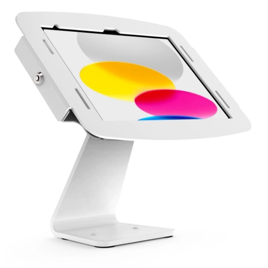 Picture of Compulocks iPad 10.9" 10th Gen Space Enclosure Rotating Counter Stand White