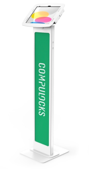 Picture of Compulocks iPad 10.9" 10th Gen Space Enclosure Brandable Floor Stand White