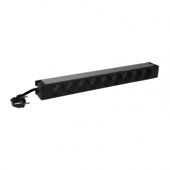 Picture of Middle Atlantic Products 646812 power distribution unit (PDU) 9 AC outlet(s) 1U Black