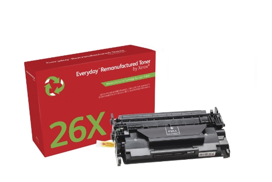 Picture of Everyday ™ Mono Remanufactured Toner by Xerox compatible with HP 26X (CF226X), High capacity