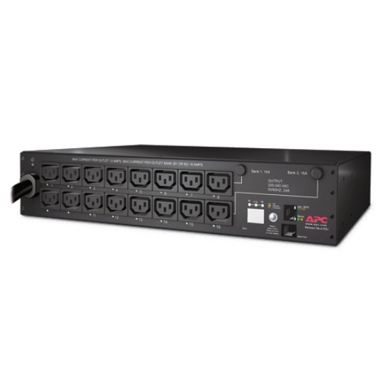 Picture of APC AP7911B power distribution unit (PDU) 16 AC outlet(s) 2U Black