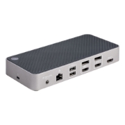 Picture of StarTech.com USB-C Triple Monitor Docking Station - HDMI/DP Triple 4k USB-C Dock - 5x USB Hub - GbE - 100W PD - Universal Multi Monitor Docking Station - Thunderbolt 3/4 Compatible