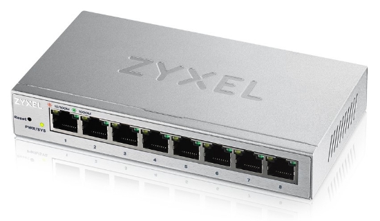 Picture of Zyxel GS1200-8 Managed Gigabit Ethernet (10/100/1000) Silver