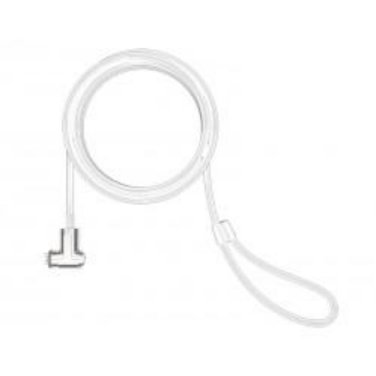 Picture of Compulocks T-bar Security Keyed Cable Lock White