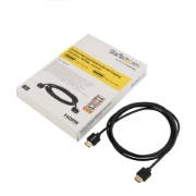 Picture of StarTech.com 6.6ft (2m) HDMI 2.0 Cable, 4K 60Hz Premium Certified High Speed HDMI Cable w/ Ethernet, Ultra HD HDMI Cable, Long HDMI Cable/Cord for TV/Monitor/Laptop/PC, HDMI to HDMI Video