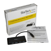 Picture of StarTech.com 4 Port USB C Hub with 4 USB Type-A Ports (USB 3.0 SuperSpeed 5Gbps) - 60W Power Delivery Passthrough Charging - USB 3.1 Gen 1/USB 3.2 Gen 1 Laptop Hub Adapter - MacBook, Dell~4 Port USB C Hub with 4 USB Type-A Ports (USB 3.0 SuperSpeed 5Gbps) - 60W Power Delivery Passthrough Charging - USB 3.2 Gen 1 Laptop Hub Adapter - MacBook, Dell