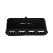 Picture of StarTech.com 4-Port USB-C Hub - Mini Hub - USB-C to 4x USB-A - USB 2.0