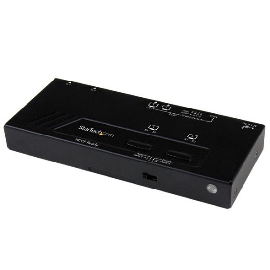 Picture of StarTech.com 2X2 HDMI Matrix Switch w/ Automatic and Priority Switching – 1080p