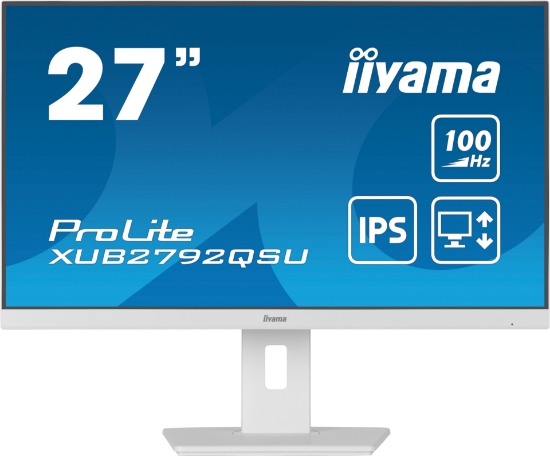 Picture of iiyama ProLite XUB2792QSU-W6 computer monitor 68.6 cm (27") 2560 x 1440 pixels Wide Quad HD LED White