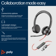 Picture of POLY Blackwire 8225 Stereo USB-C Headset +USB-C/A Adapter
