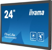Picture of iiyama T2455MSC-B1 Signage Display Digital signage flat panel 61 cm (24") LED 400 cd/m² Full HD Black Touchscreen
