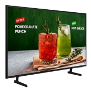 Picture of Samsung LH43BEDHLGUXEN Signage Display Digital signage flat panel 109.2 cm (43") Wi-Fi 4K Ultra HD Black Tizen 16/7