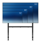 Picture of Neomounts FL50-575BL1 TV trolley 65-110" - fast installation - TÜV