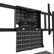 Picture of Neomounts FL50-575BL1 TV trolley 65-110" - fast installation - TÜV