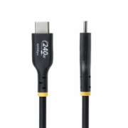 Picture of StarTech.com 3m USB-C Charging Cable, USB-IF Certified USB C Cable, 240W PD EPR, USB 2.0 Type-C Laptop Charger Cord, USB-C Data Transfer Cable, TPE Jacket, M/M