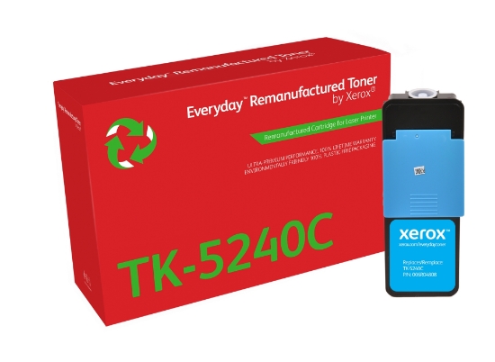 Picture of Everyday Remanufactured Everyday™ Cyan Remanufactured Toner by Xerox compatible with Kyocera TK-5240C, Standard capacity