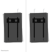Picture of Neomounts WL30-750BL18P Heavy duty wall mount 50-98" - fixed - lockable - portrait - fast installation - TÜV