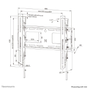 Picture of Neomounts WL35-750BL14 Heavy duty wall mount 32-75" - tilt - lockable - fast installation - TÜV