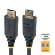 Picture of StarTech.com 1m (3.3ft) Premium Certified High Speed HDMI Cable, 4K 60Hz/1440p 144Hz, HDR10/HDCP 2.2/ARC, 18Gbps, UHD HDMI 2.0 Cord for TV/Monitor/Display, TPE Jacket