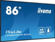 Picture of iiyama LH8664UHS-B2AG Signage Display Digital signage flat panel 2.18 m (86") Wi-Fi 500 cd/m² 4K Ultra HD Black Built-in processor Android 24/7