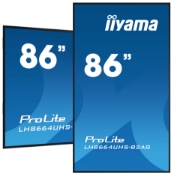 Picture of iiyama LH8664UHS-B2AG Signage Display Digital signage flat panel 2.18 m (86") Wi-Fi 500 cd/m² 4K Ultra HD Black Built-in processor Android 24/7