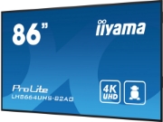 Picture of iiyama LH8664UHS-B2AG Signage Display Digital signage flat panel 2.18 m (86") Wi-Fi 500 cd/m² 4K Ultra HD Black Built-in processor Android 24/7