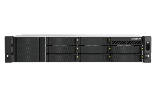Picture of QNAP TS-855EU-RP NAS Rack (2U) Intel Atom® C5125 8 GB DDR4 0 TB QuTS hero Black
