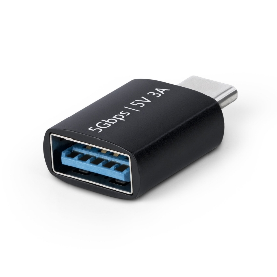 Picture of StarTech.com USB-C to USB-A Adapter, USB 5Gbps, Compact USB-C Male to USB-A Female Adapter, Durable Metal Housing, M/F