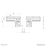 Picture of Neomounts WL30-265BL1 TV mount wall 43-85" Samsung screens - ultra-flat