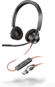 Picture of POLY Blackwire 3320 Stereo Microsoft Teams Certified USB-C Headset +USB-C/A Adapter