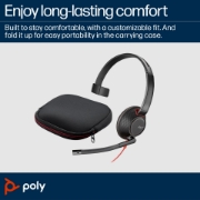 Picture of POLY Blackwire 5210 Monaural USB-C Headset +3.5mm Plug +USB-C/A Adapter