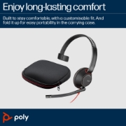 Picture of POLY Blackwire 5210 Monaural USB-C Headset +3.5mm Plug +USB-C/A Adapter