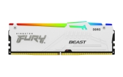 Picture of Kingston Technology FURY Beast 64GB 5200MT/s DDR5 CL40 DIMM (Kit of 2) White RGB XMP