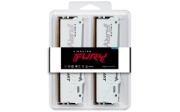 Picture of Kingston Technology FURY Beast 64GB 5200MT/s DDR5 CL40 DIMM (Kit of 2) White RGB XMP