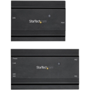 Picture of StarTech.com 4-Port USB 2.0 Extender Hub over Single CAT5e/CAT6 Ethernet Cable (RJ45) - 330ft (100m) - USB Extender Hub Adapter Kit - Metal Housing - Externally Powered - 480 Mbps