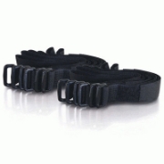 Picture of C2G 11in Hook / Loop Cable Management Straps - 12pk Black cable tie Nylon