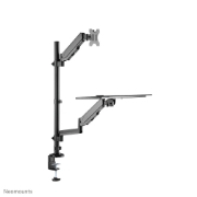 Picture of Neomounts DS90-325BL1 Sit-stand workstation desk 17-32" - gas spring