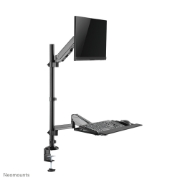 Picture of Neomounts DS90-325BL1 Sit-stand workstation desk 17-32" - gas spring